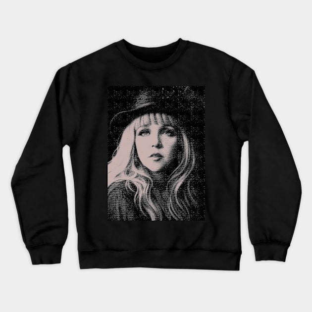 Stevie Nicks Retro Crewneck Sweatshirt by Moulezitouna